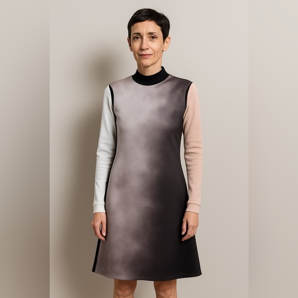 MARIE SAINT PIERRE Women's Contemporary Long Sleeve Mini Dress, Small - Picture 6 of 6